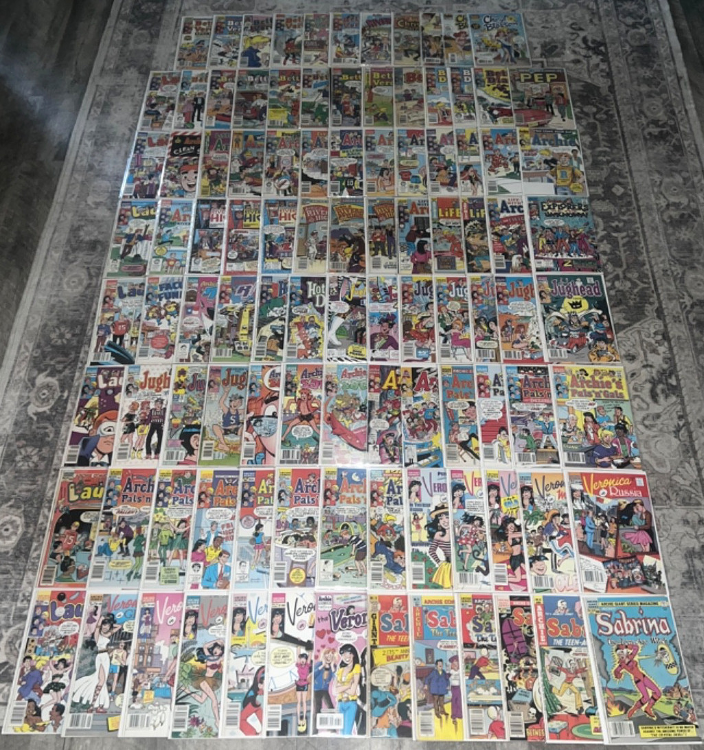 Vintage Archie Comic Lot of 102 Sabrina Betty Veronica Josie & the Pussycat Vintage Archie Comic Lot of 102 Sabrina Betty Veronica Josie & the Pussycat