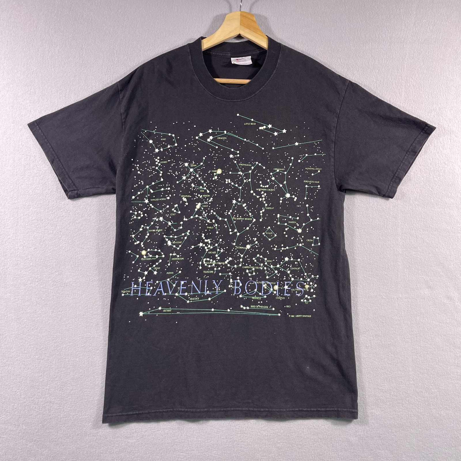 Vintage Heavenly Bodies T Shirt Mens Medium Space Stars Astronomy Constellation Vintage Heavenly Bodies T Shirt Mens Medium Space Stars Astronomy Constellation