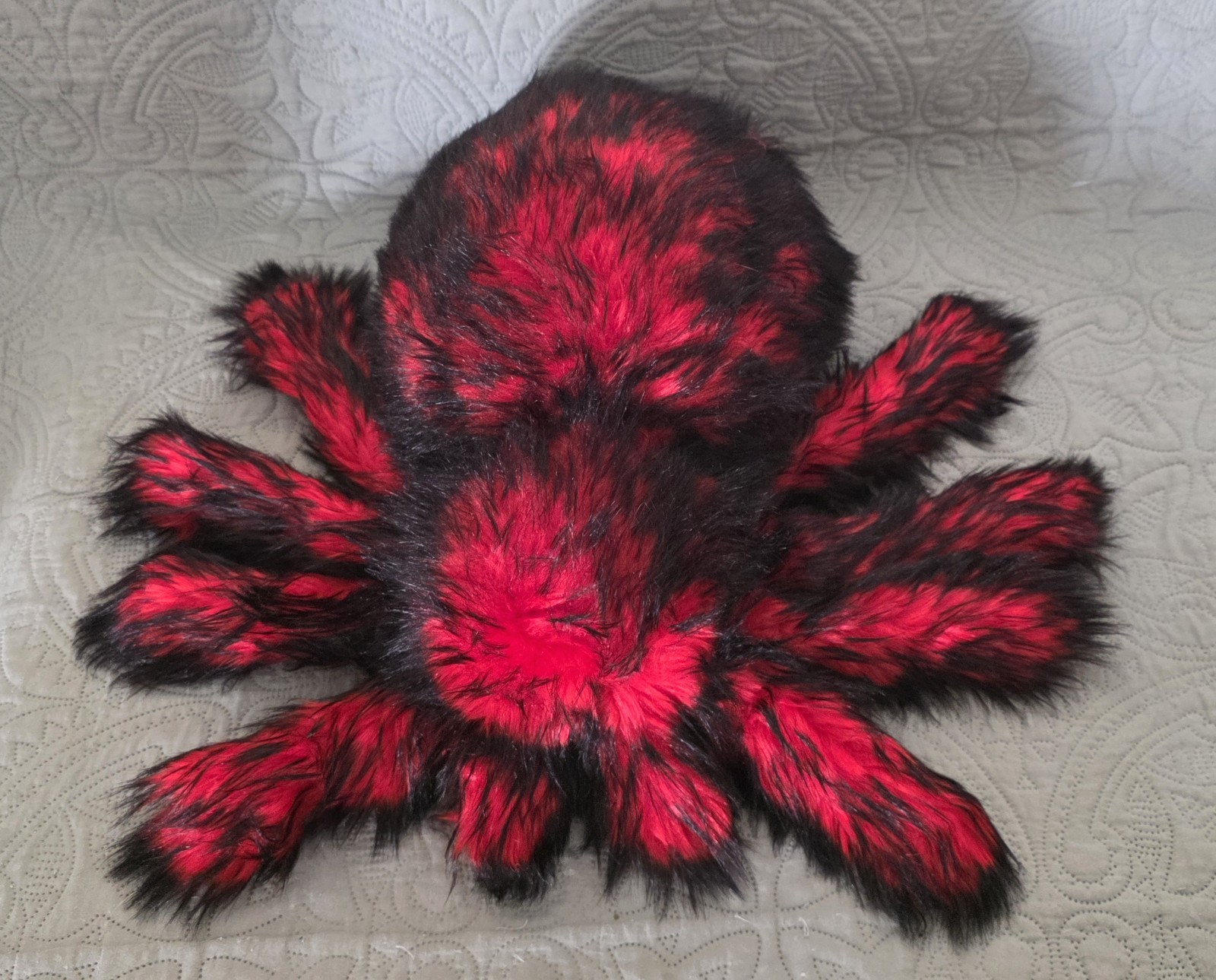 Handmade Red Black Spider Plush Halloween Spooky Season kawaii stuffed animal Handmade Red Black Spider Plush Halloween Spooky Season kawaii stuffed animal