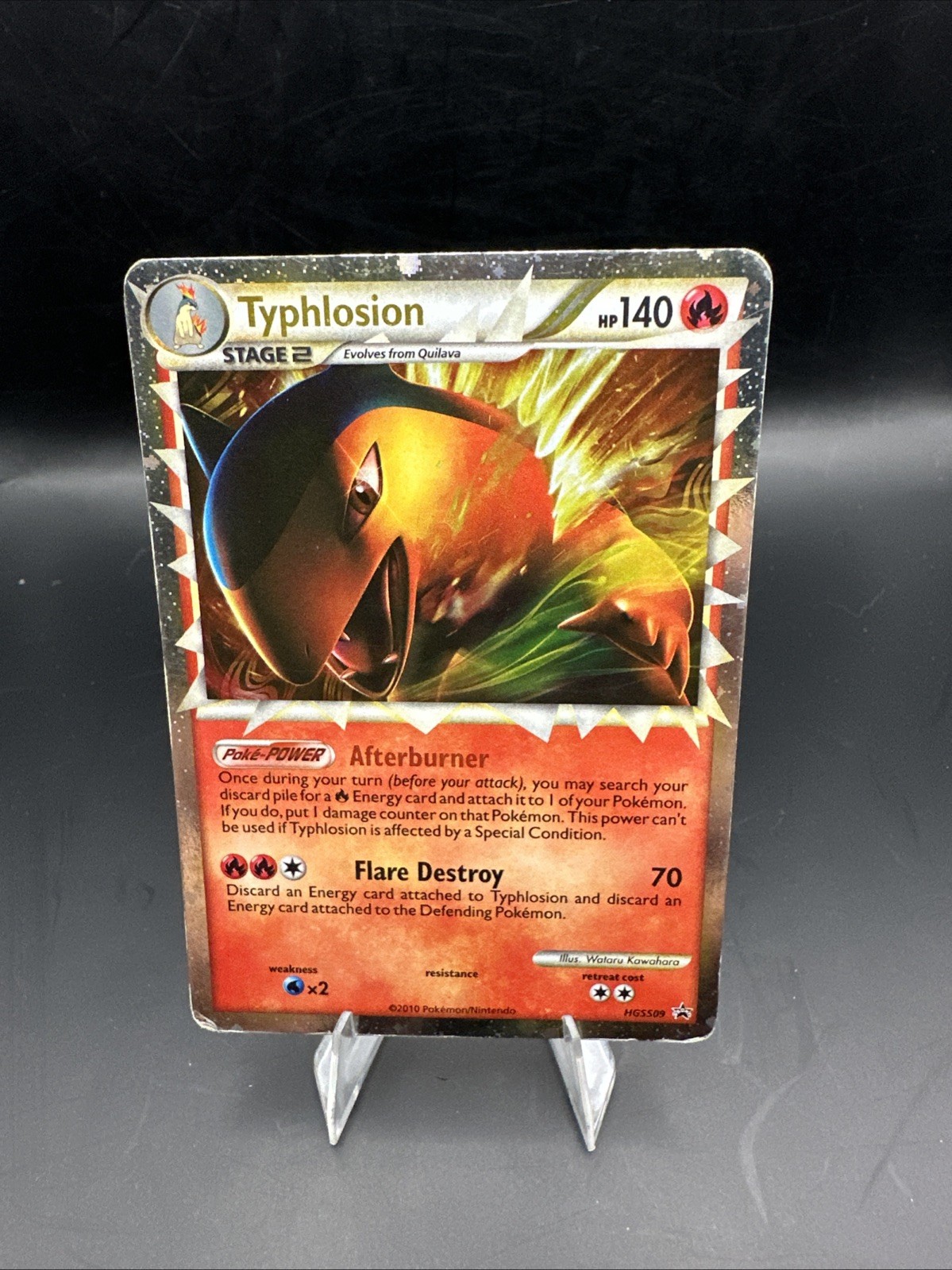 Typhlosion Prime HGSS09 Ultra Rare Black Star Promo 2010 Pokémon TCG. MP Typhlosion Prime HGSS09 Ultra Rare Black Star Promo 2010 Pokémon TCG. MP