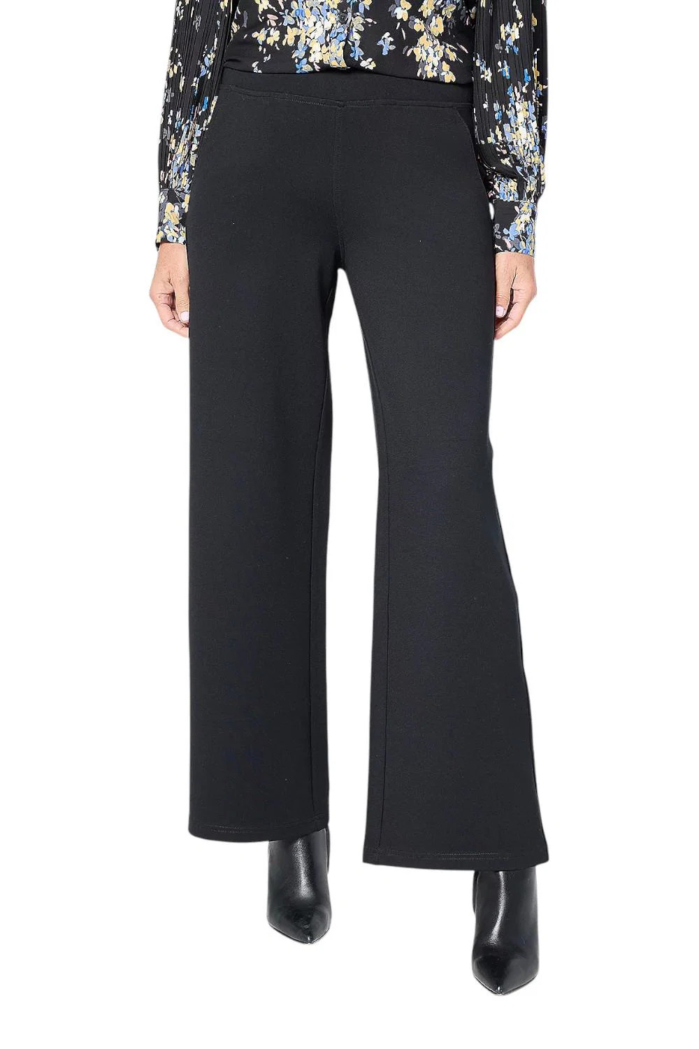 Belle by Kim Gravel Women's Perfect Ponte Pull-On Pant Black Belle by Kim Gravel Women's Perfect Ponte Pull-On Pant Black
