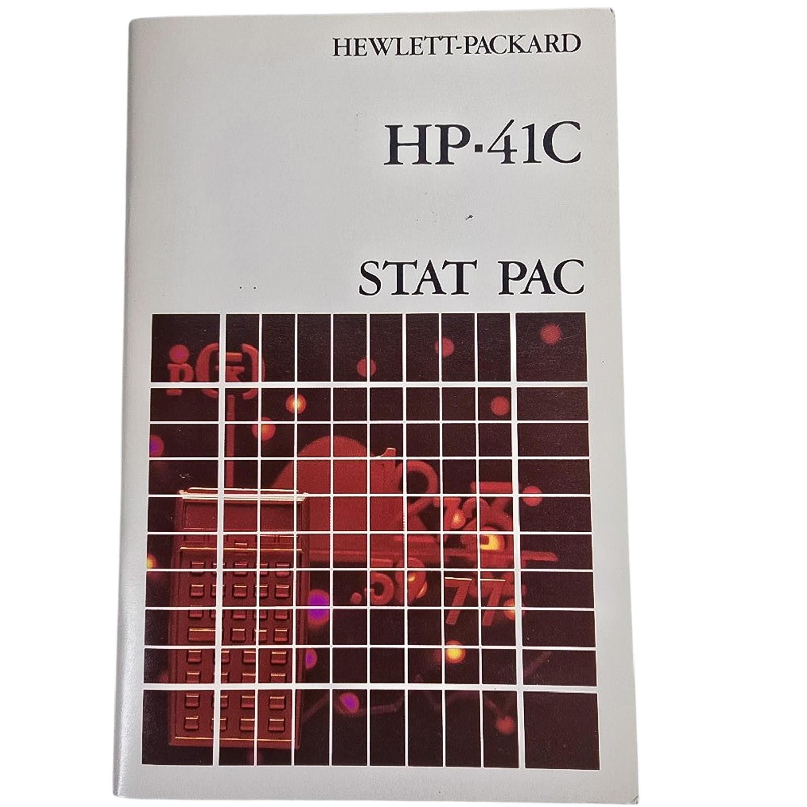 Vintage HP-41C Stat Pac Application Module Manual Calculator 00041-90030 1984 HP Vintage HP-41C Stat Pac Application Module Manual Calculator 00041-90030 1984 HP
