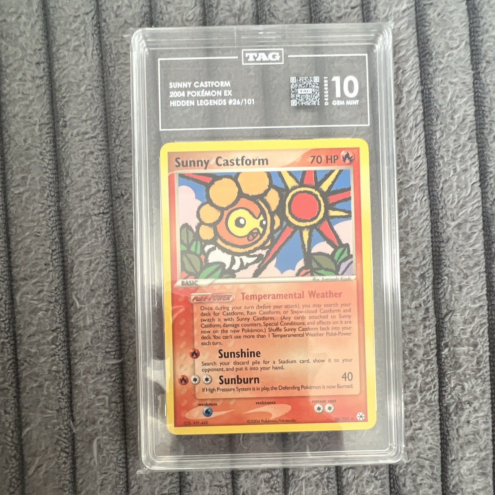 Sunny Castform 26/101 Hidden Legends 2004 Pokemon TCG Vintage English Sunny Castform 26/101 Hidden Legends 2004 Pokemon TCG Vintage English
