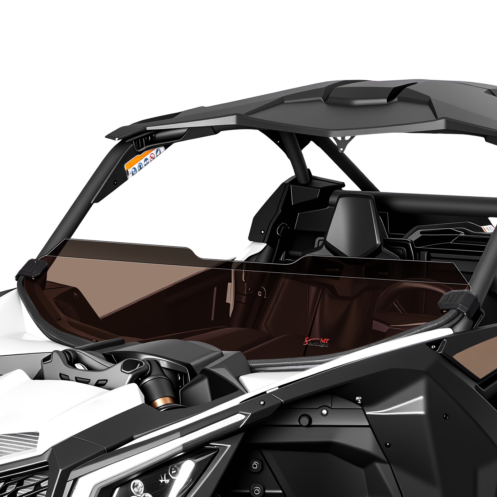 StarknightMT X3 Half Windshield Dark Tinted Front Window For Maverick X3 /Max X3 StarknightMT X3 Half Windshield Dark Tinted Front Window For Maverick X3 /Max X3