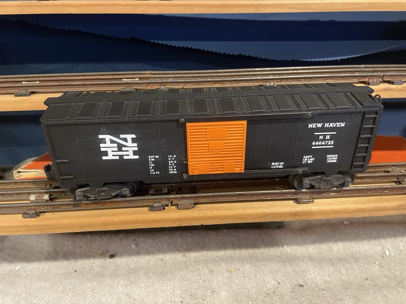 Lionel Vintage Postwar BLACK 6464-725 New Haven Boxcar RARE Lionel Vintage Postwar BLACK 6464-725 New Haven Boxcar RARE