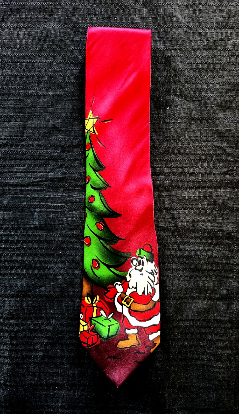 SANTA/CHRISTMAS NECKTIE - J. GARCIA (COLLECTION 47) - 100% SILK - GREAT GIFT
