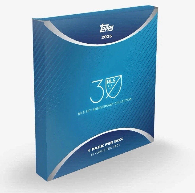 2025 Topps MLS 30th Anniversary Collection Trading Card Box 1 Auto New Sealed 2025 Topps MLS 30th Anniversary Collection Trading Card Box 1 Auto New Sealed