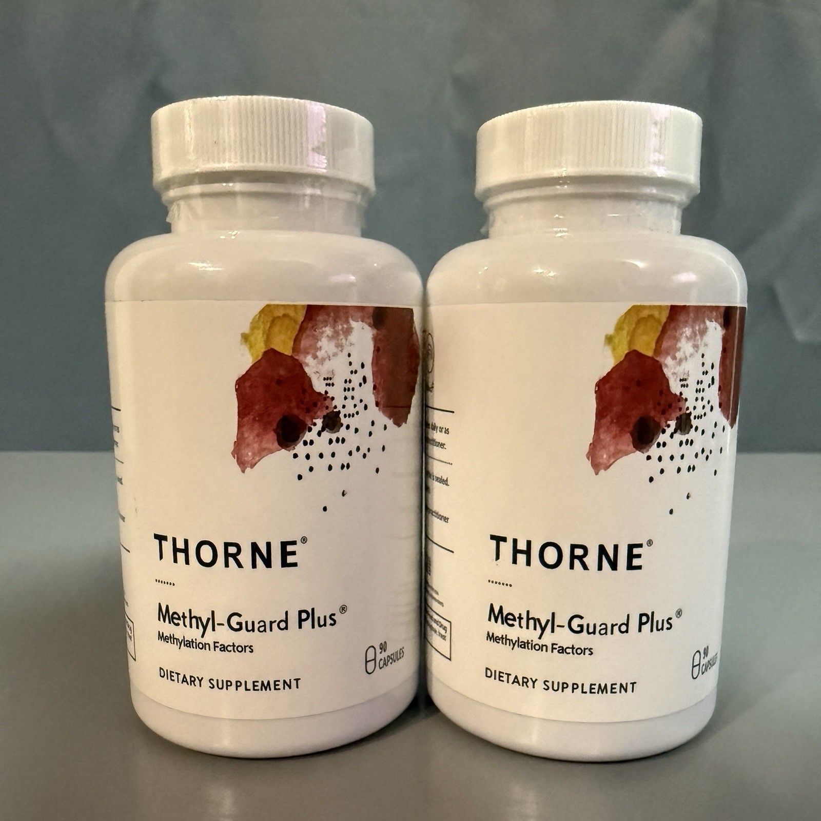 Lot Of 2 Thorne Methyl Guard Plus Folate, B2, B6, B12 90 Capsules Exp. 12/2026 Lot Of 2 Thorne Methyl Guard Plus Folate, B2, B6, B12 90 Capsules Exp. 12/2026