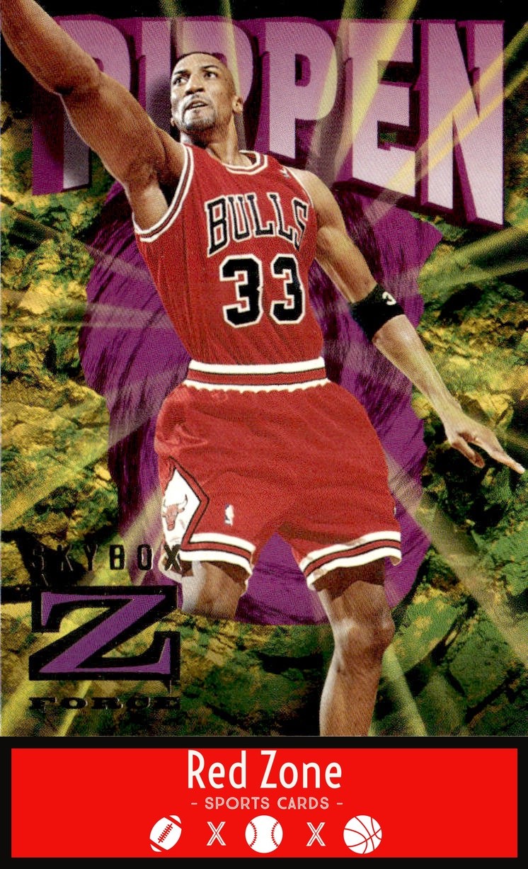 1996-97 SkyBox Z-Force - #13 Scottie Pippen NM. HOF 1996-97 SkyBox Z-Force - #13 Scottie Pippen NM. HOF