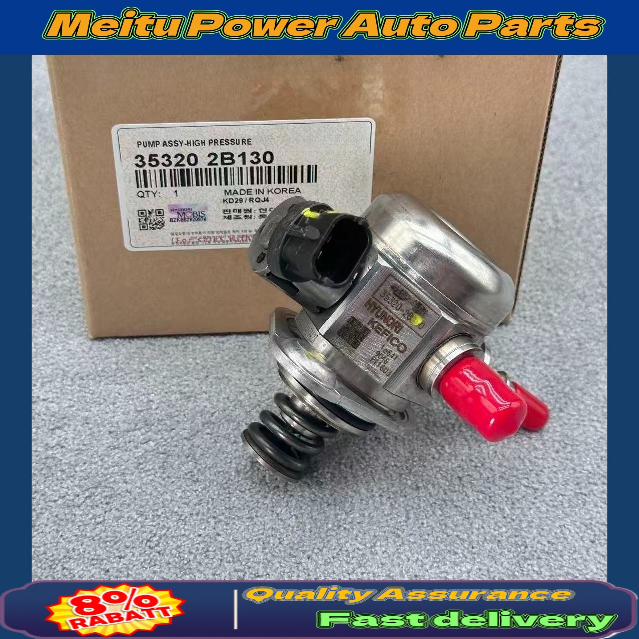 OEM New High Pressure Pump 35320-2B130 For Hyundai Accent 12-14 Veloster 11-14