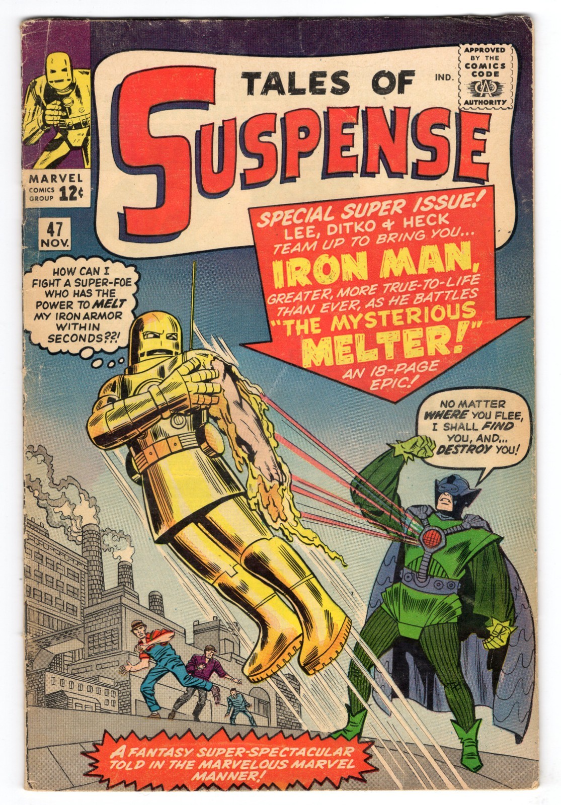 Tales Of Suspense 47 1963 Marvel Comics VG+ 4.5 1st App Of The Melter Iron Man