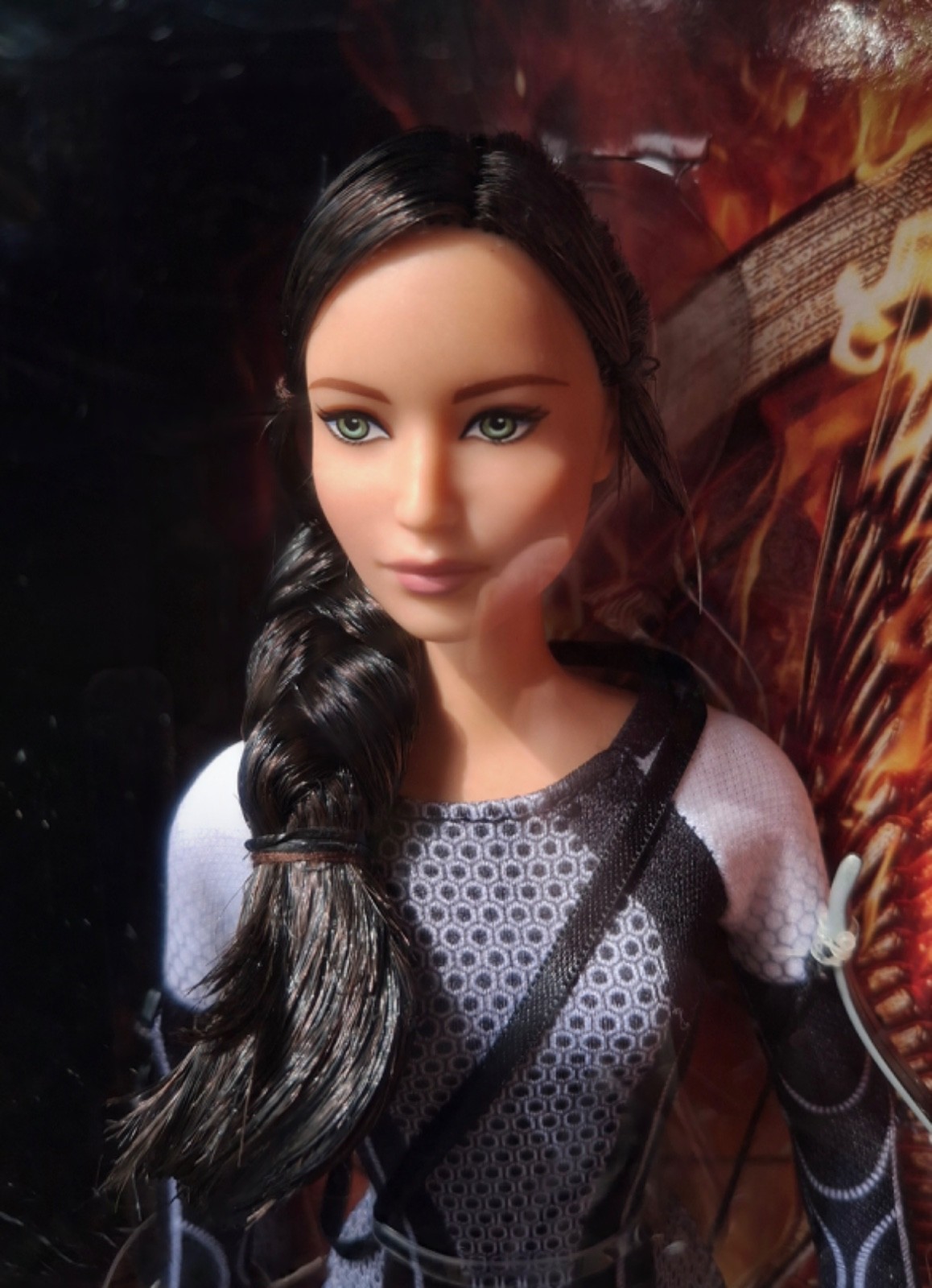 2013 Hunger Games Catching Fire Katniss Everdeen Doll Black Label NRFB 2013 Hunger Games Catching Fire Katniss Everdeen Doll Black Label NRFB