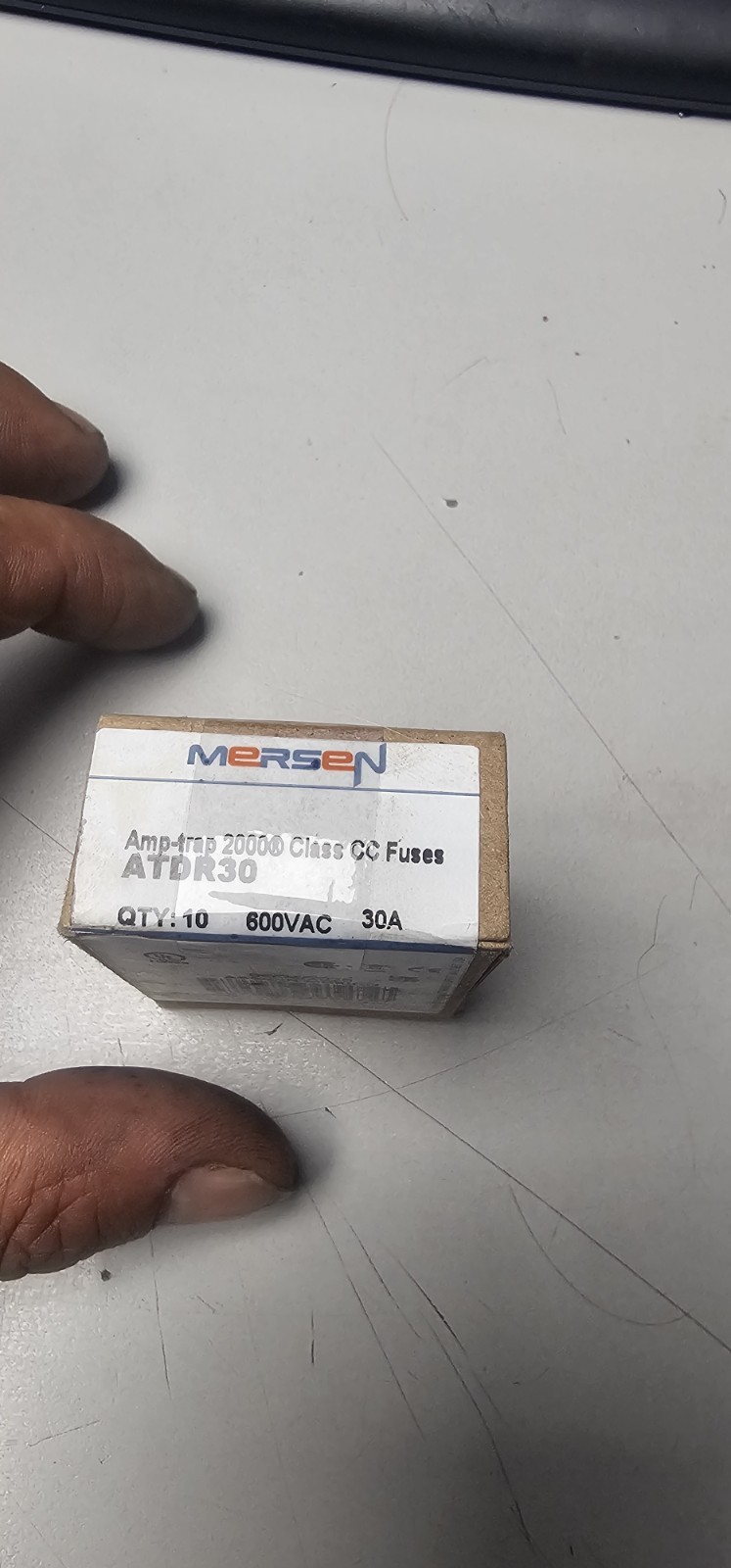 Box of 10 Mersen ATDR30 30A 600Vac Fuses