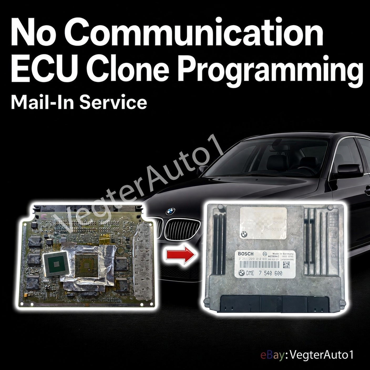 DME ECU Flood Damage / No Communication Clone Service For BMW ME9.2 EK928