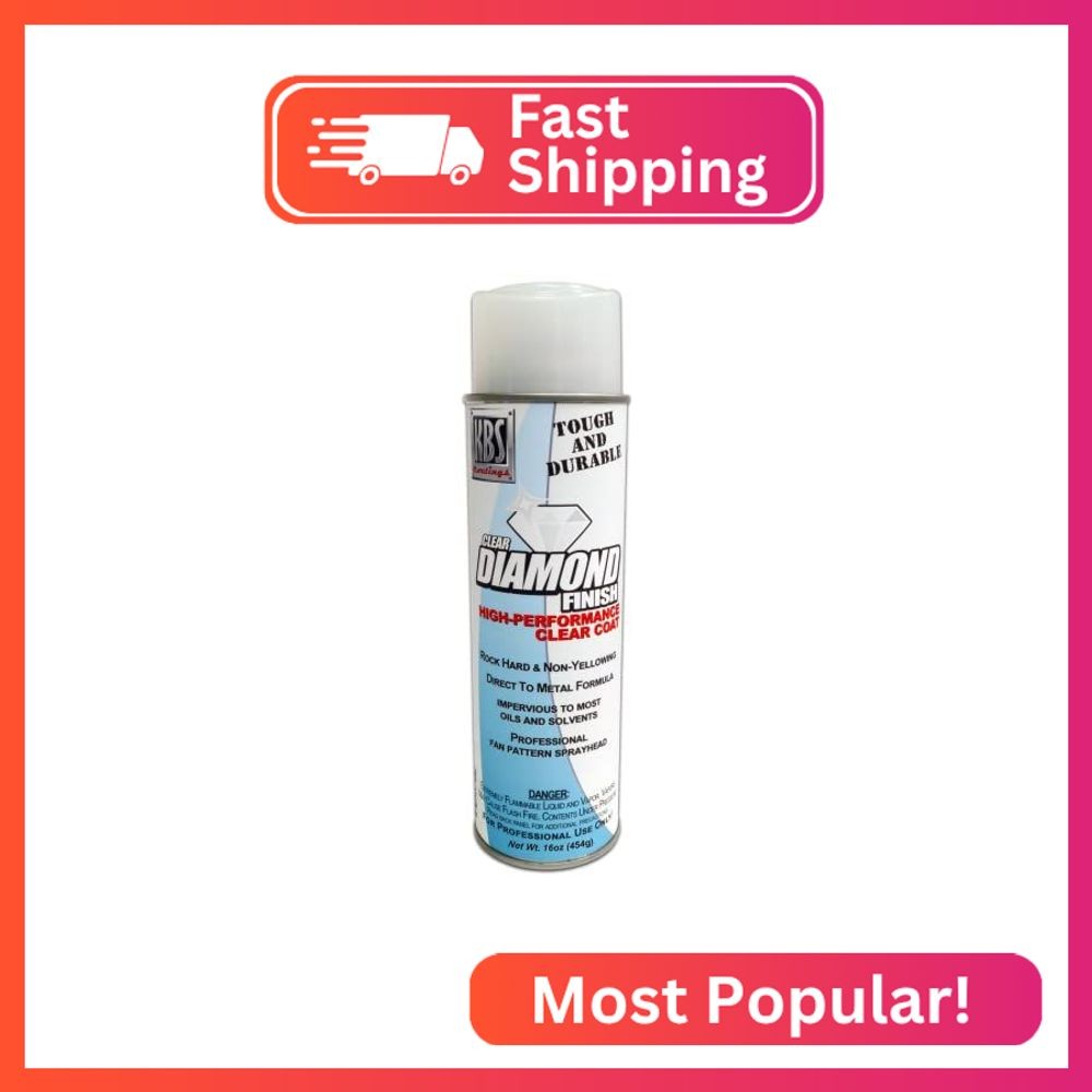 KBS Coatings 8114 High Gloss Diamond Finish Clear Watercolor Aerosol, Covers 35 KBS Coatings 8114 High Gloss Diamond Finish Clear Watercolor Aerosol, Covers 35