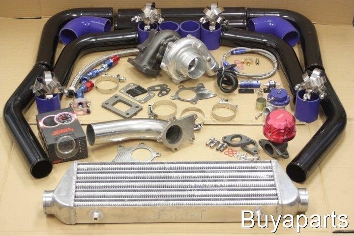 SCION UNIVERSAL 7PSI UPGRADE T3/T4 TURBO TURBOCHARGER KIT AR .63 STAGE 3 350HP