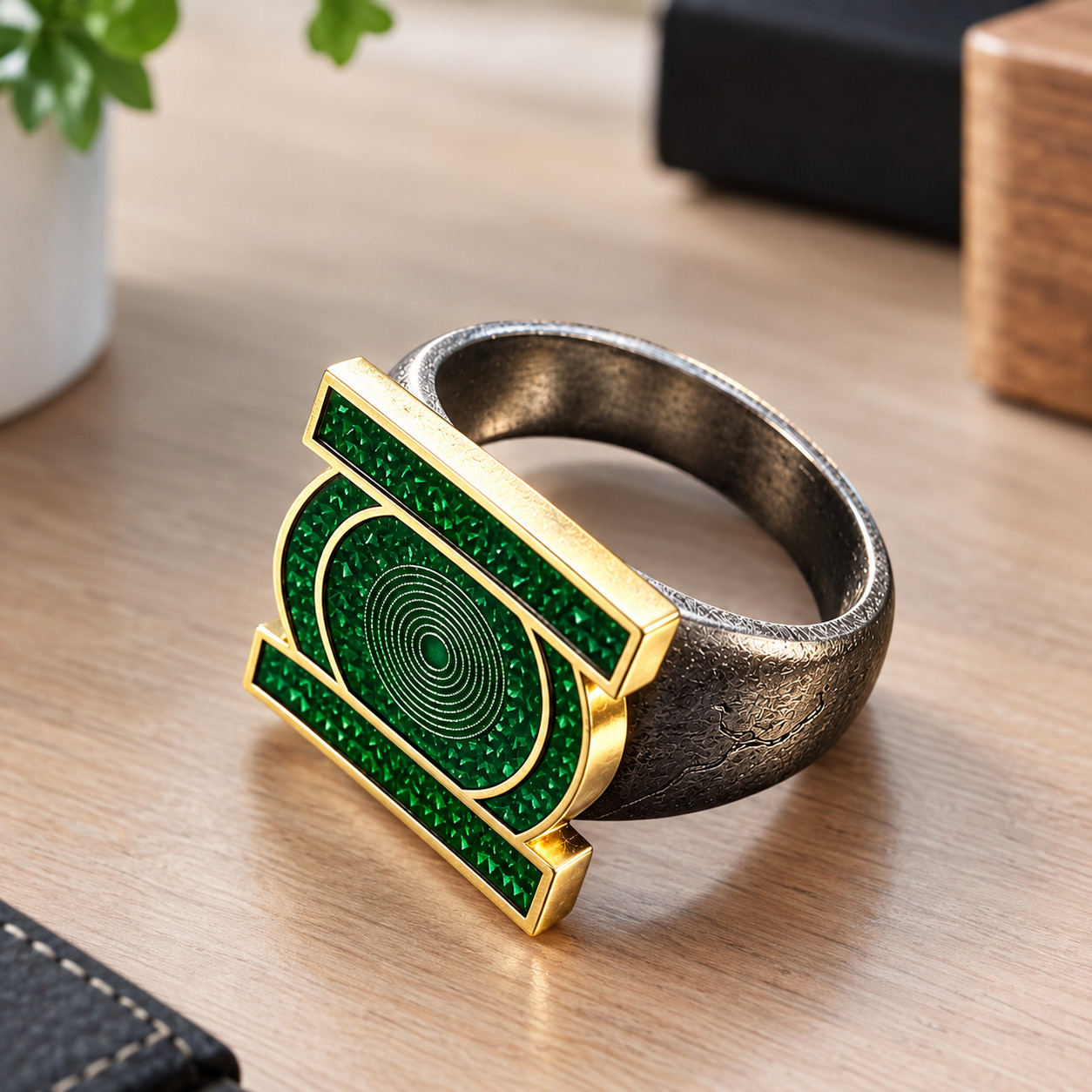 John Stewart Green Lantern Cosplay Ring