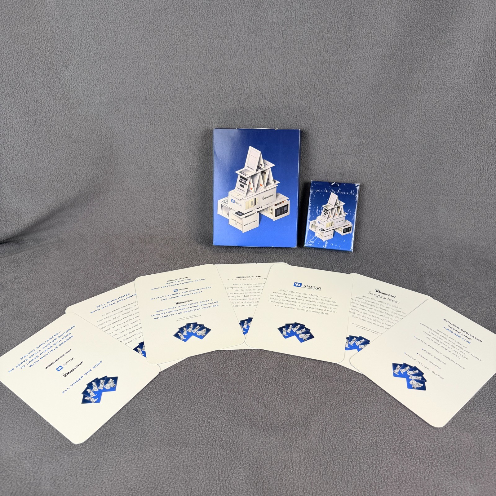 Vintage Maytag Builder Direct Playing Cards Sealed Deck JennAir Magic Chef Promo Vintage Maytag Builder Direct Playing Cards Sealed Deck JennAir Magic Chef Promo