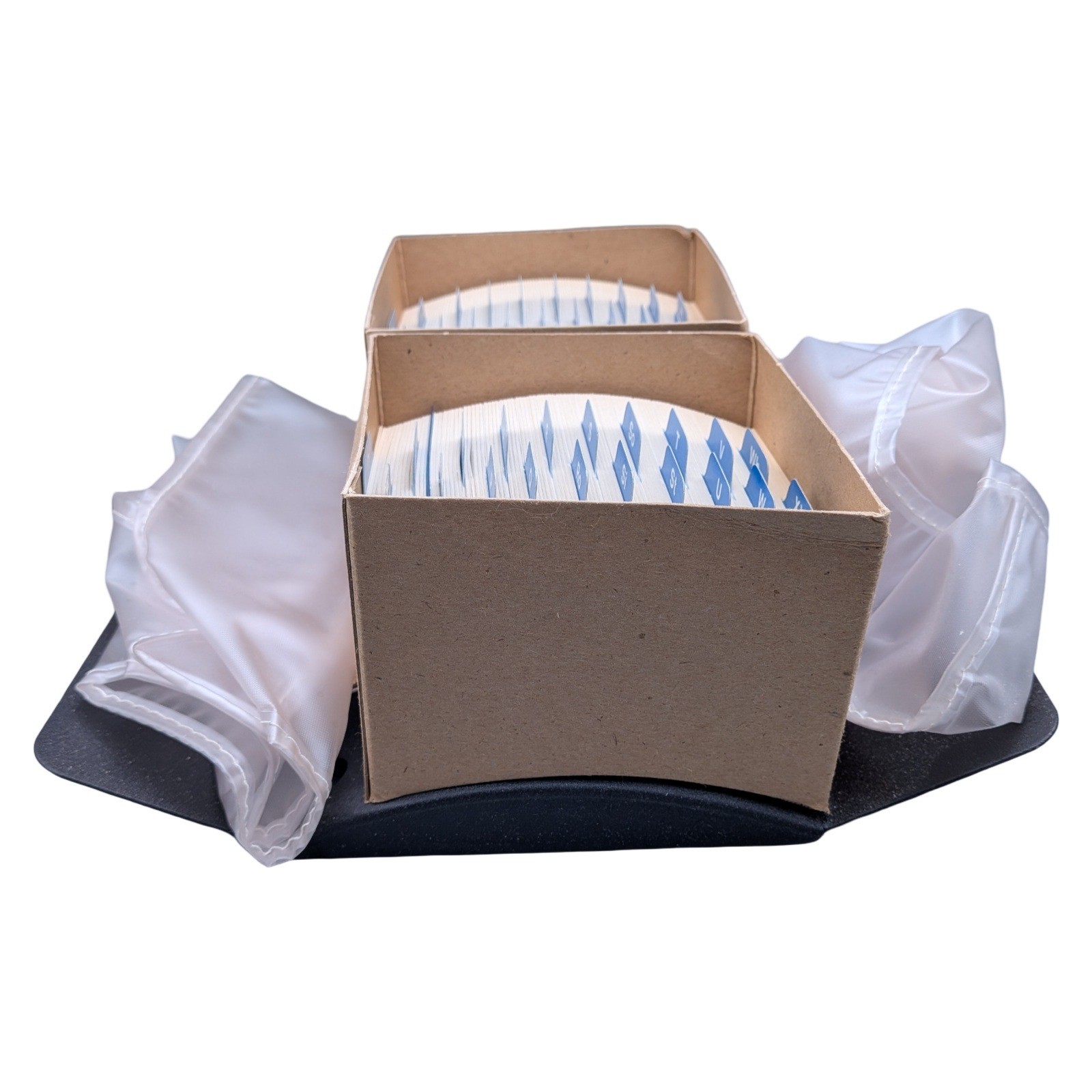 Vintage Rolodex V-File Jr V1024J Desktop Card File 1000 Cards 2.25x4 Made in USA
