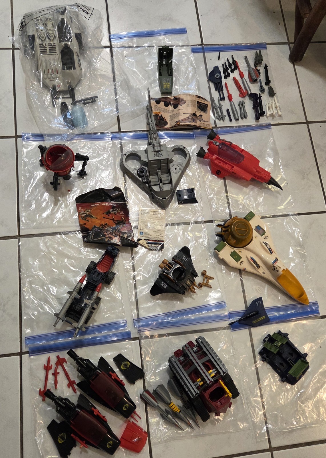 Lot Of Vintage~1980s GI Joe Vehicles~Weapons~[For Parts]💚