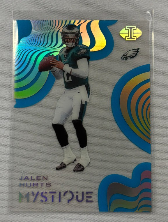2020 Illusions Football Jalen Hurts Mystique Blue 203/299 Eagles 265129 2020 Illusions Football Jalen Hurts Mystique Blue 203/299 Eagles 265129
