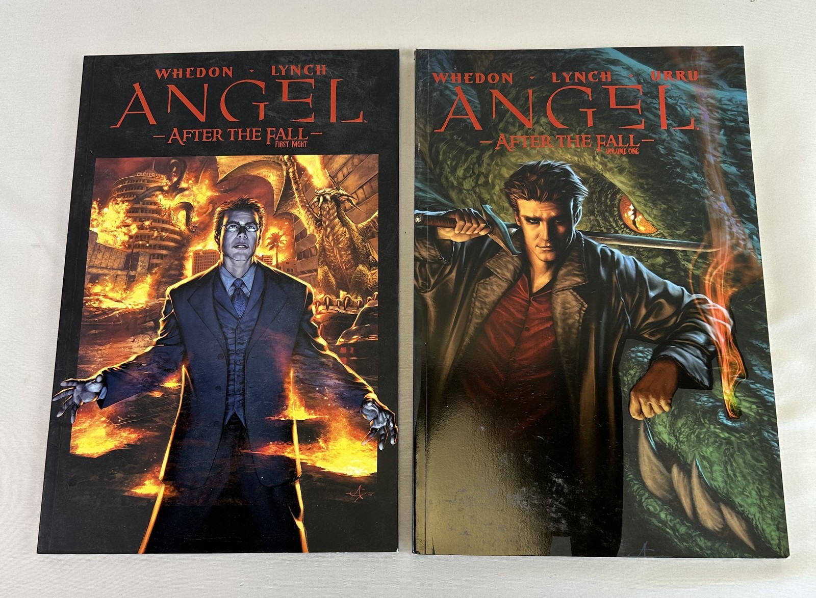 Angel After the Fall Graphic Novels Vol 1 & 2 IDW Whedon Lynch Urru Byrne TPB