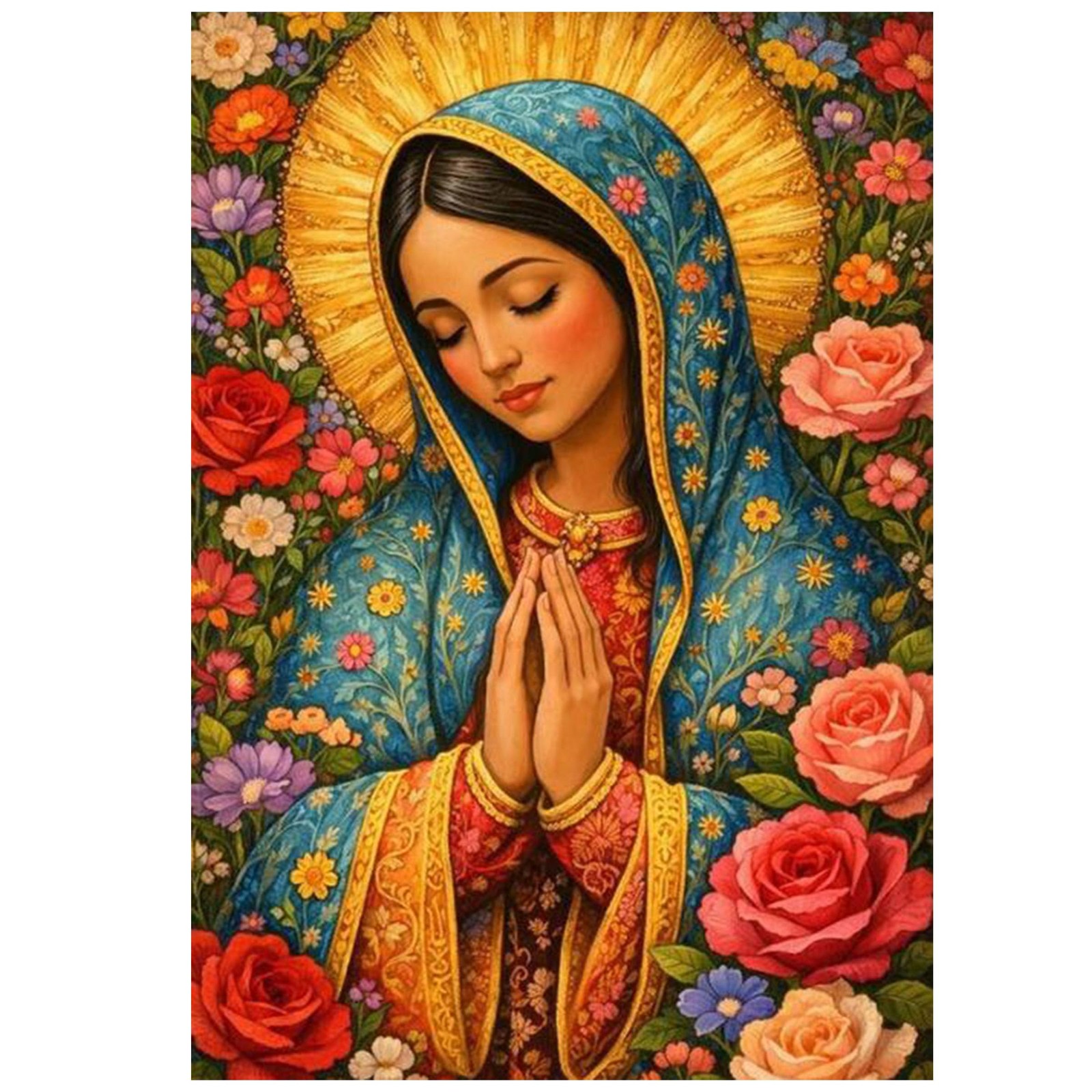Virgin Mary Diamond Art Kits for Adults,5D DIY Religion Diamond Painting Kits... Virgin Mary Diamond Art Kits for Adults,5D DIY Religion Diamond Painting Kits...
