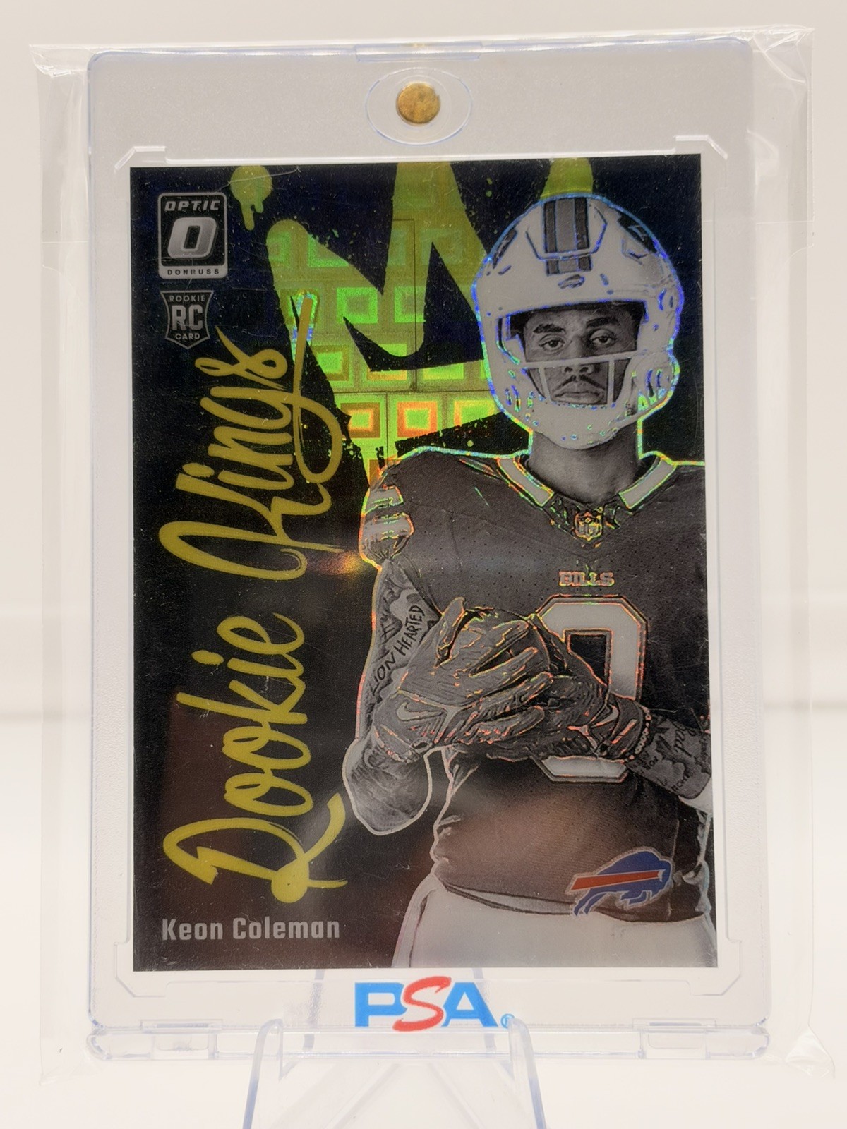 2024 Panini Donruss Optic-Rookie Kings Keon Coleman #13 Black Pandora Prizm /25 2024 Panini Donruss Optic-Rookie Kings Keon Coleman #13 Black Pandora Prizm /25