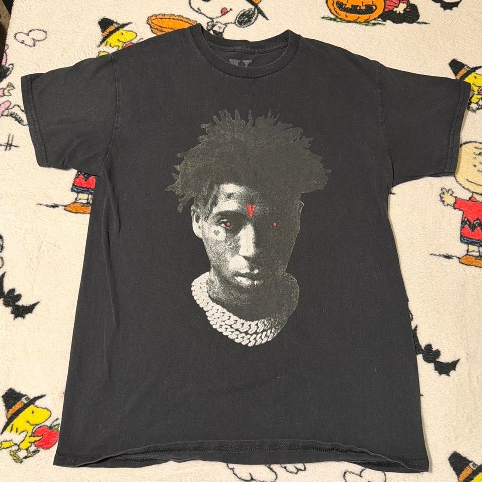 Vlone Men\'s Black T-shirt