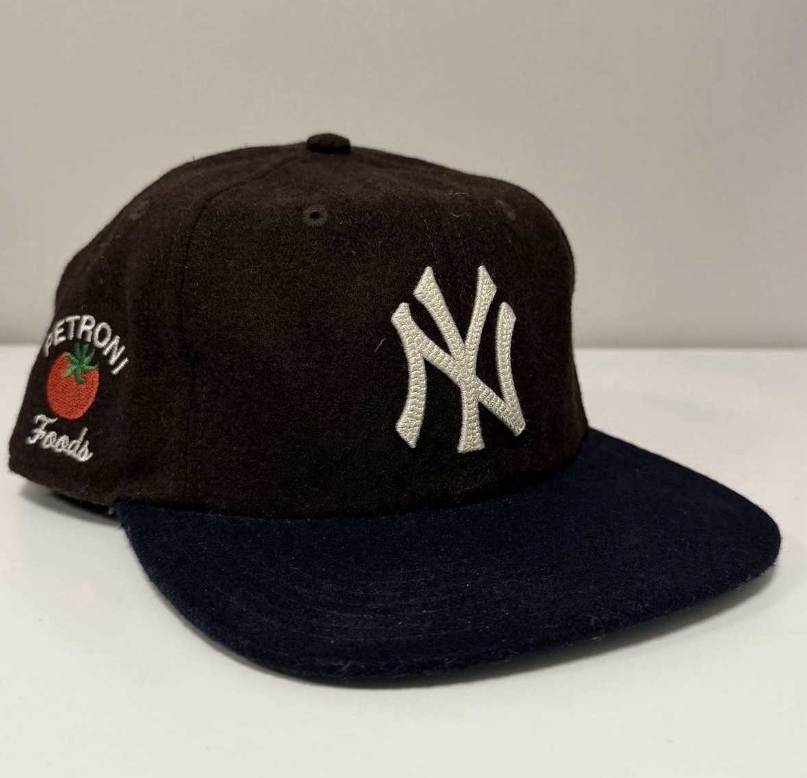 ‘47 Brand Petroni Foods x New York Yankees Captain Snapback Hat - Brown Wool