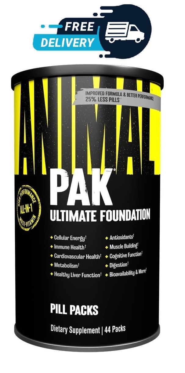 Animal Pak - Convenient Multivitamin for Men & Women Daily All-in-One 44 Count