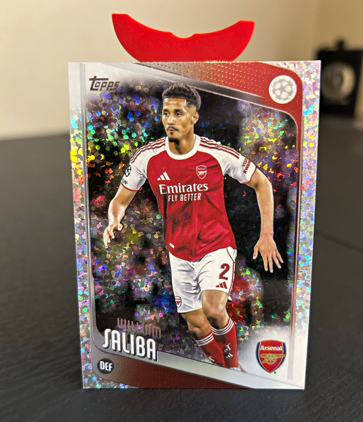 Topps 2024/25 UEFA Champions League William Saliba Arsenal #113 Parallel/Variety Topps 2024/25 UEFA Champions League William Saliba Arsenal #113 Parallel/Variety