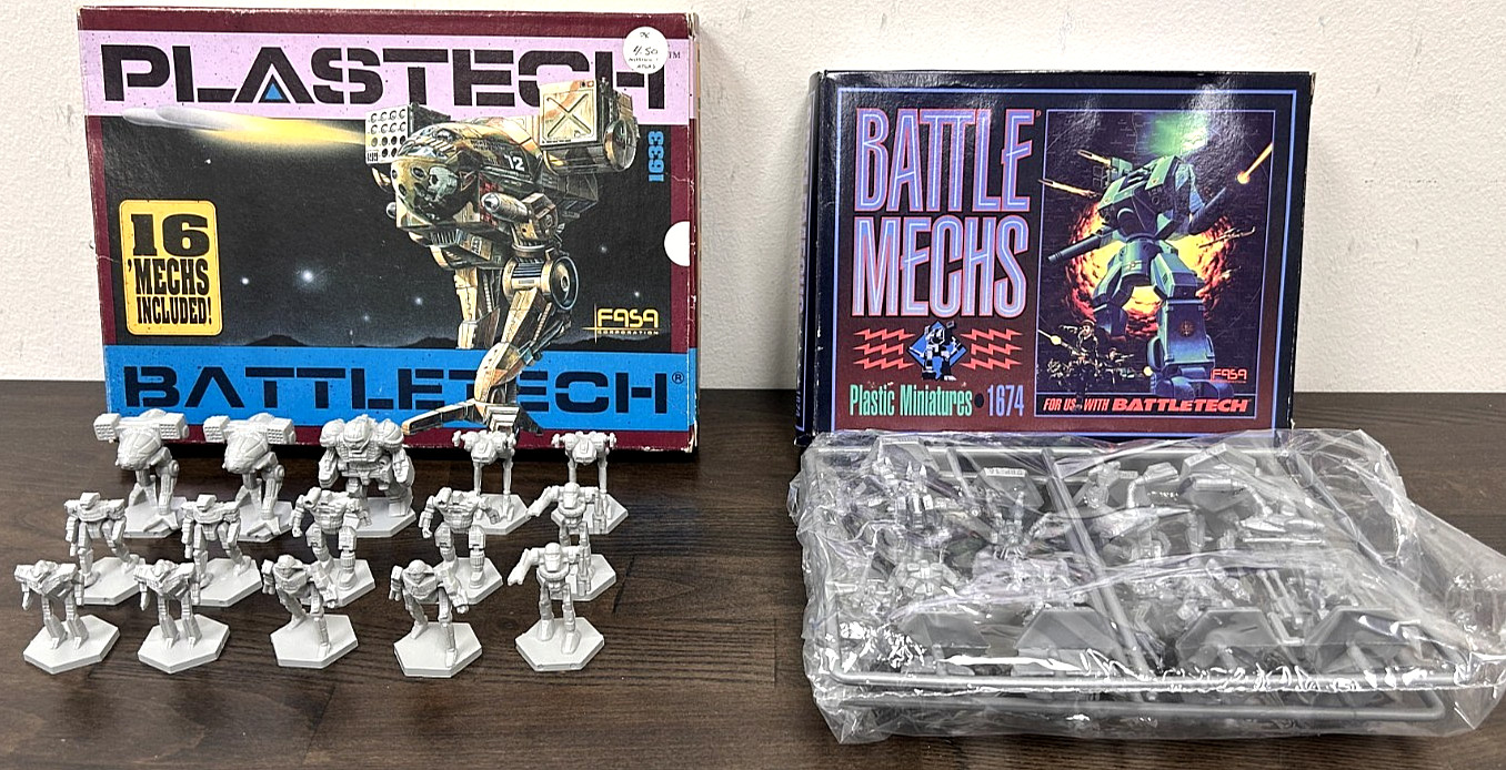 Fasa | Battletech Plastic Miniature LOT of 29 Figures NEAR MINT to NEW ON SPRUE