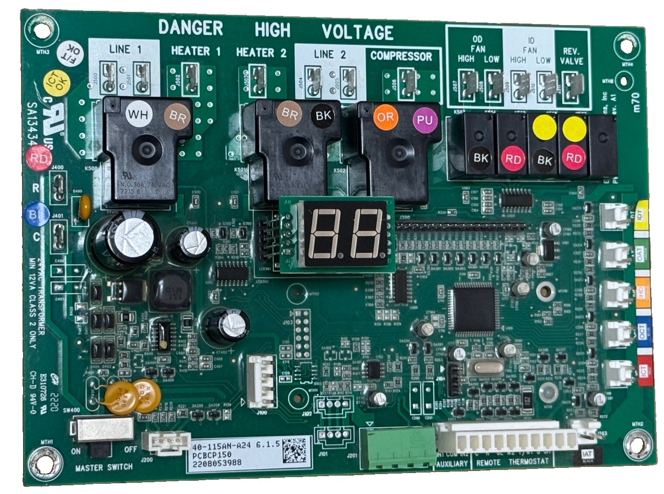 Amana Goodman PTAC Control Board PCBCP150 40-115AN-A24 PWB-1274A1-0000 Tested