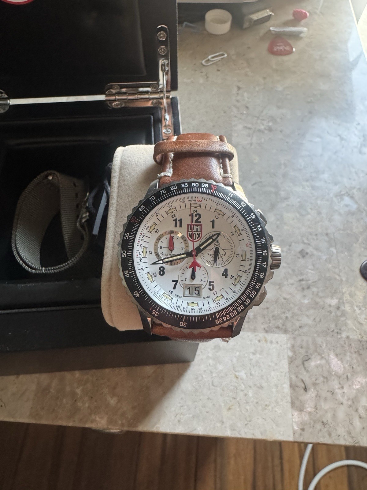 Luminox F-22 Raptor Lockheed Martin Chronograph Watch w/ Box 2018 Luminox F-22 Raptor Lockheed Martin Chronograph Watch w/ Box 2018