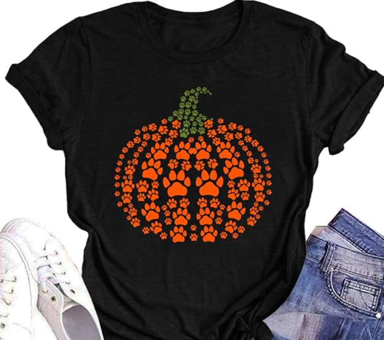 Halloween Pumpkin Shirt Leopard Black Unisex S-234XL Halloween Pumpkin Shirt Leopard Black Unisex S-234XL