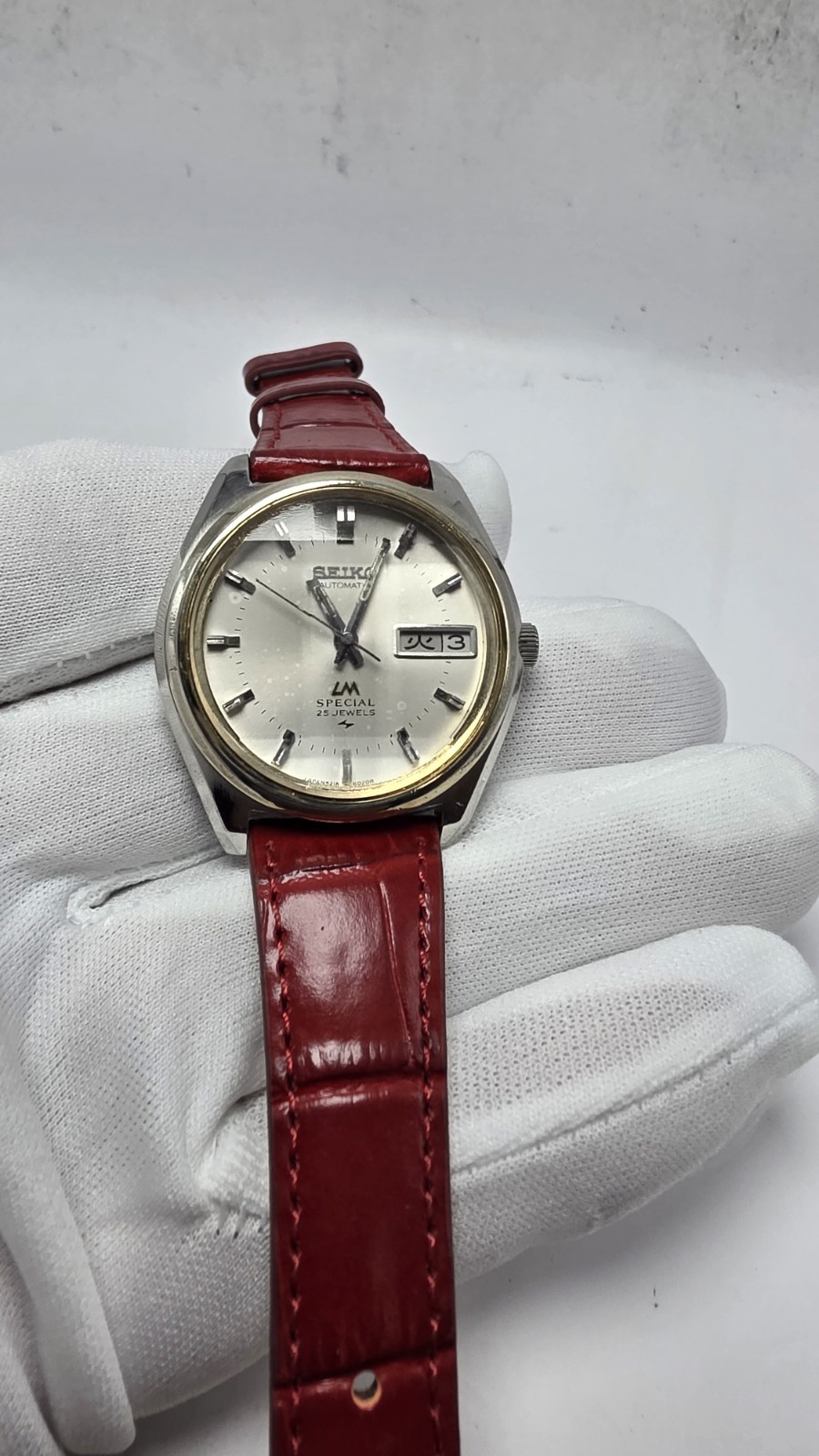 Seiko Lord matic Special  5216 6010 \'70s Serviced Faceted Crystal Quickset Works