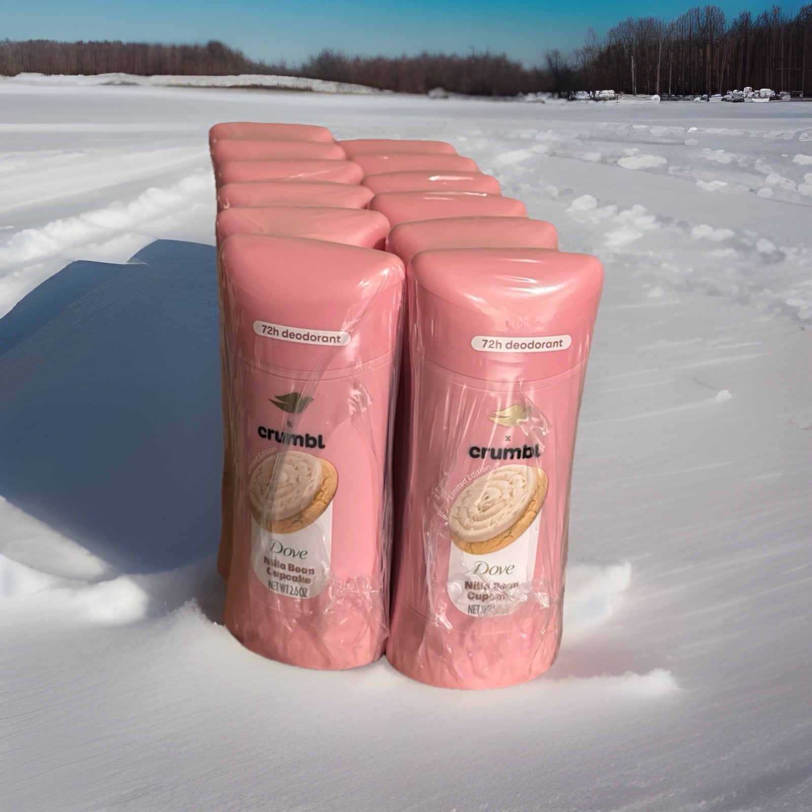 (Pack of 12) Dove x Crumbl Deodorant | 2.6 oz | Nilla Bean Limited Edition (Pack of 12) Dove x Crumbl Deodorant | 2.6 oz | Nilla Bean Limited Edition