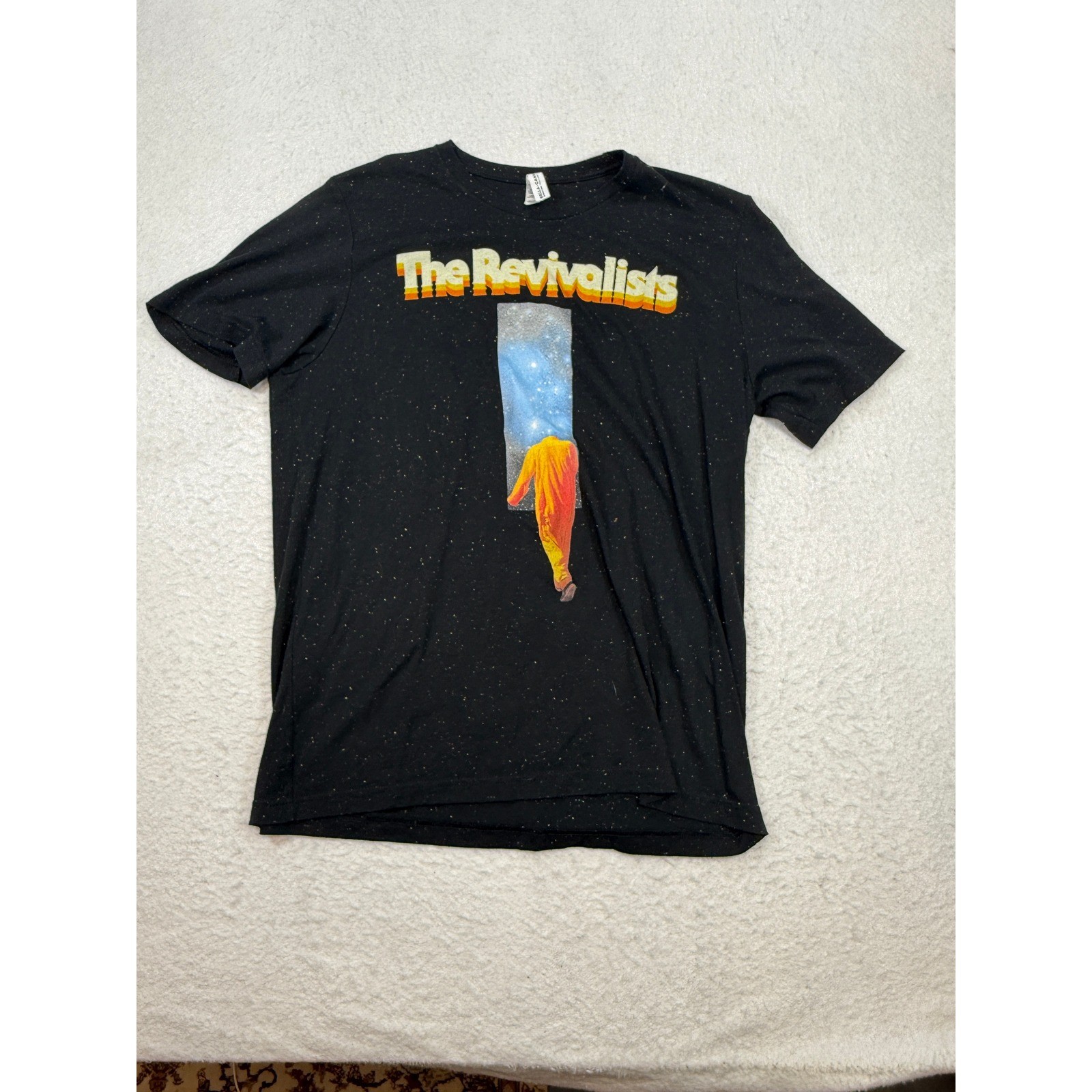 The Revivalists Into The Stars Tour 2020 Band T-Shirt Black Speckled Large The Revivalists Into The Stars Tour 2020 Band T-Shirt Black Speckled Large