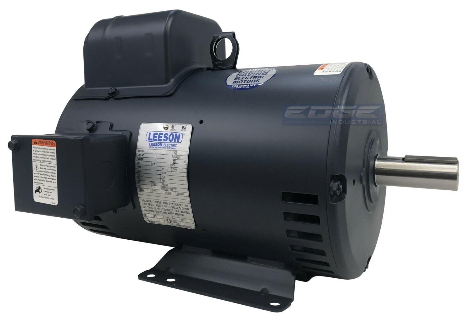 LEESON ELECTRIC MOTOR 132044 FOR AIR COMPRESSOR 7.5HP 1-PHASE 184T C184K34DB8A