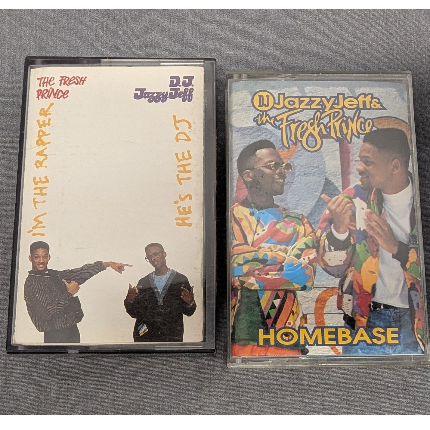 DJ Jazzy Jeff & The Fresh Prince Cassette Lot Homebase He\'s the DJ Tape