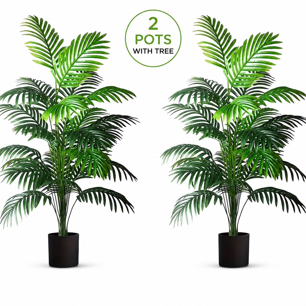 24 Leaves Areca Palm Artificial Plants Trees in Pot Plastic Green Plant Tree 24 Leaves Areca Palm Artificial Plants Trees in Pot Plastic Green Plant Tree