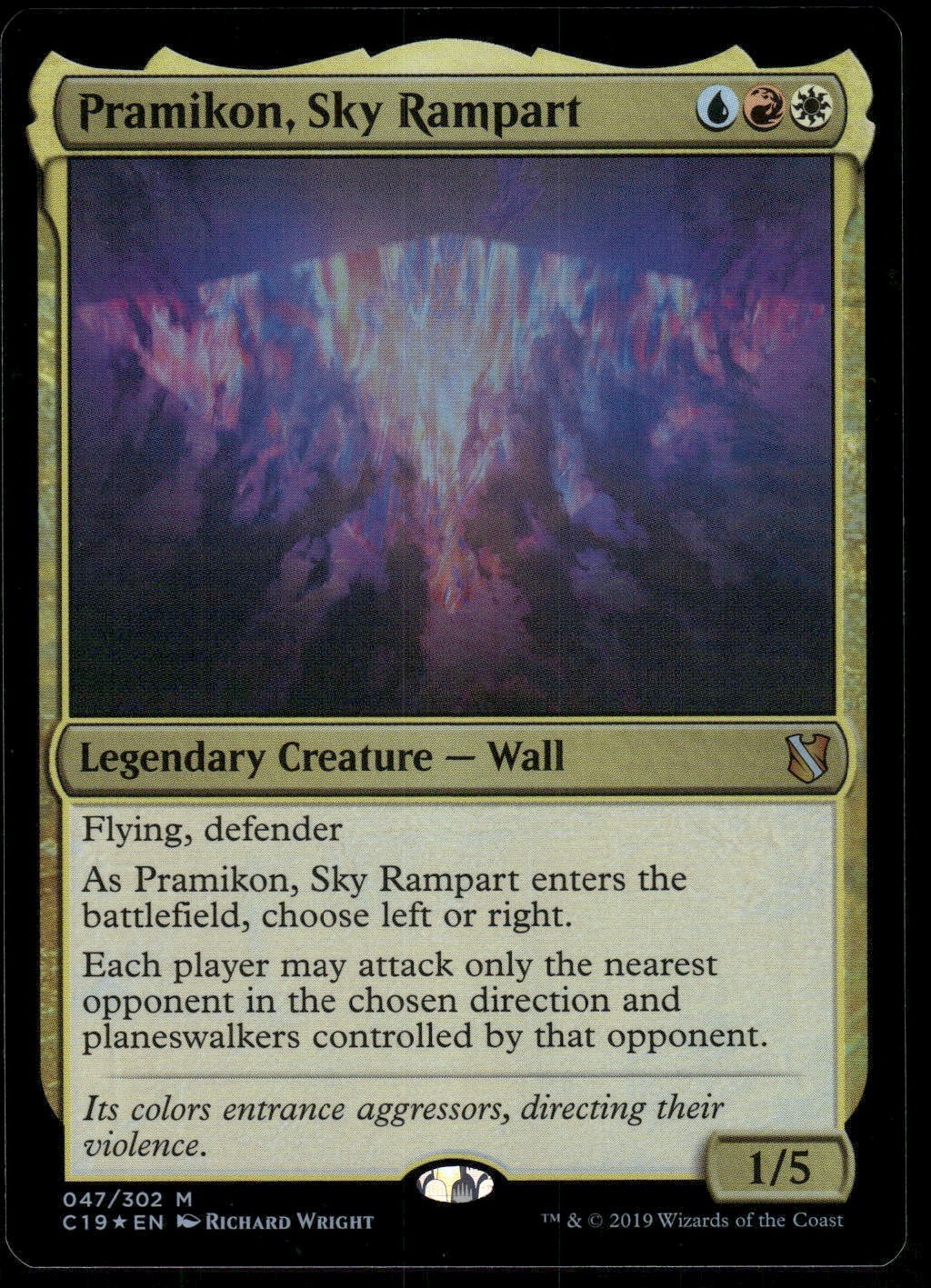 1x Foil Pramikon, Sky Rampart - Commander 2019 - NM-Mint - MTG 1x Foil Pramikon, Sky Rampart - Commander 2019 - NM-Mint - MTG