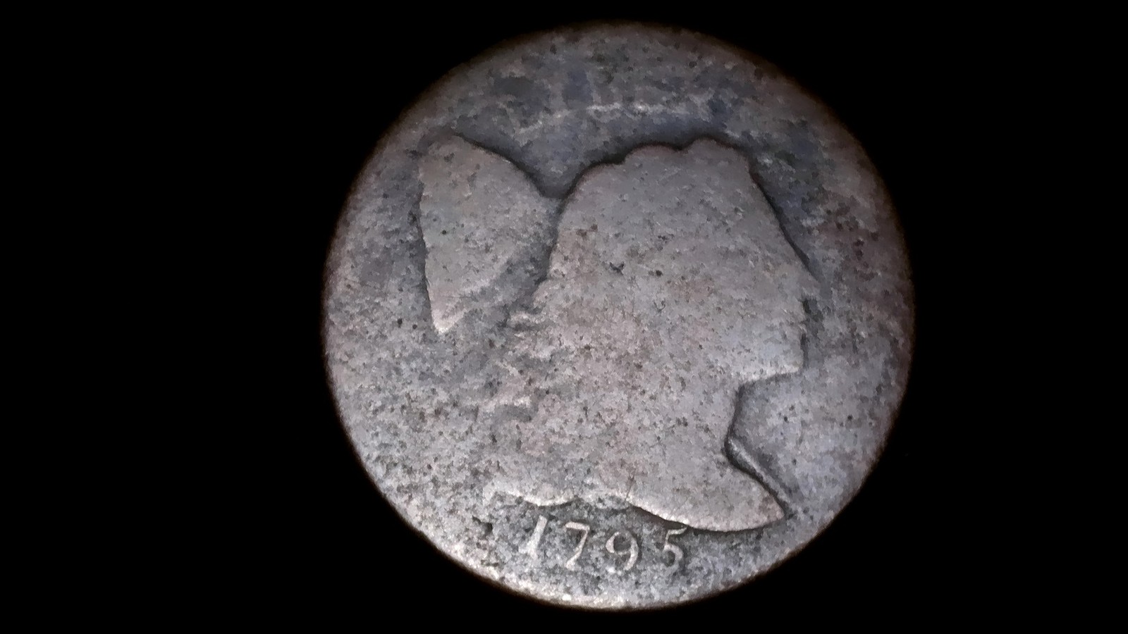 1795 Liberty Cap Large Cent 1C BOLD DATE & PORTRAIT Early US Copper