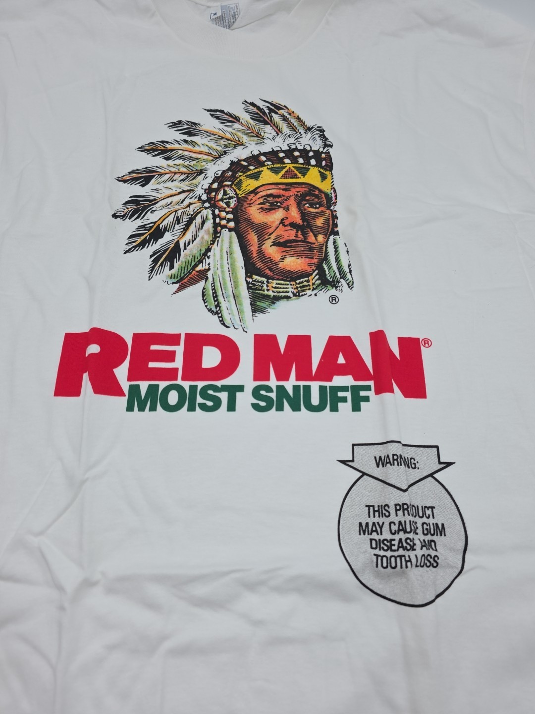 NOS Vtg Lot Of 20 90s RED MAN T-SHIRT Indian TOBACCO XL Shirt Resellers NOS Vtg Lot Of 20 90s RED MAN T-SHIRT Indian TOBACCO XL Shirt Resellers