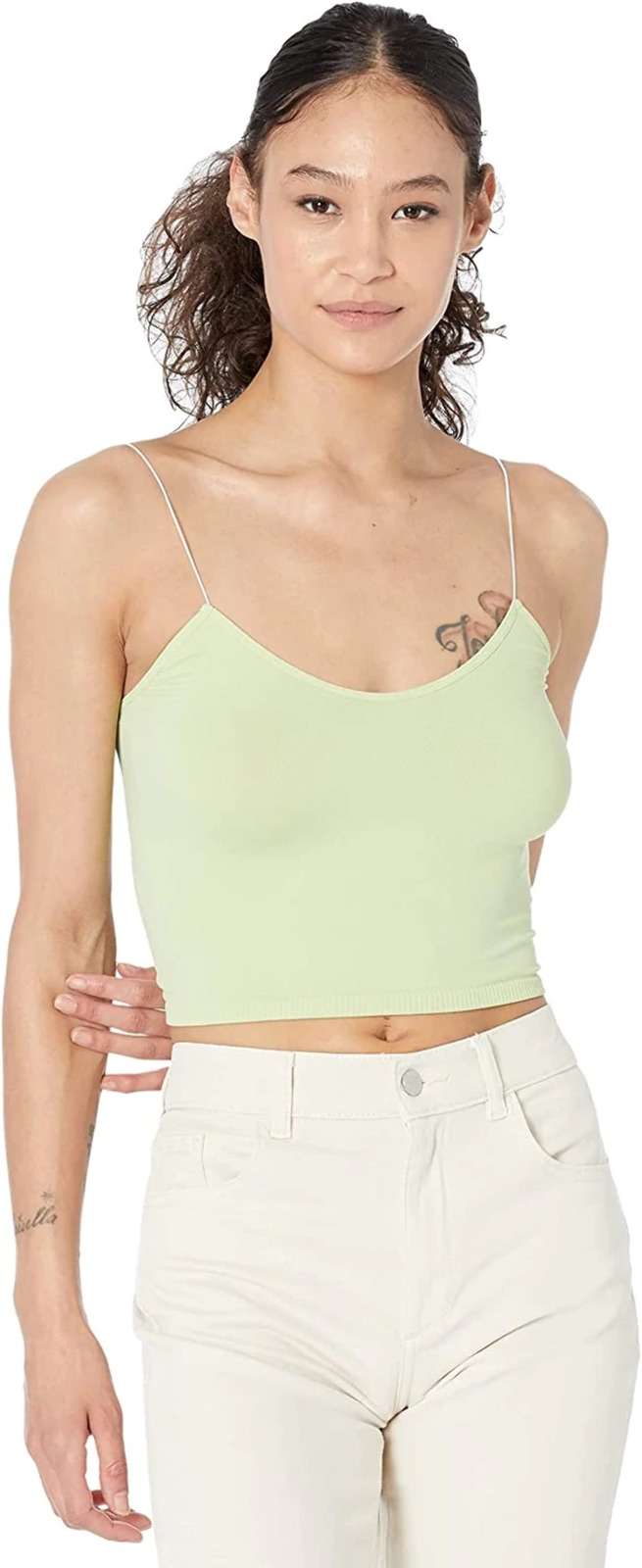 Free People Intimately Skinny Strap Brami Crop Top - multiple colours