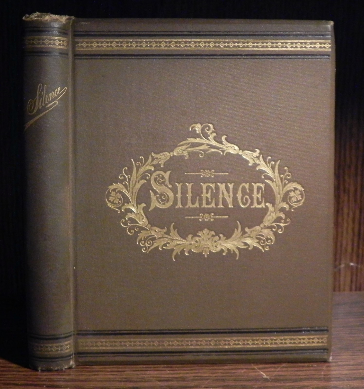 1876 Silence - S. Miller Hageman - Antique Poem Book - Illustrated Novel 1876 Silence - S. Miller Hageman - Antique Poem Book - Illustrated Novel