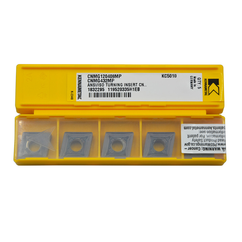 10Pcs KENNAMETAL Carbide Inserts CNMG120408MP CNMG432MP KC5010 Original CNC