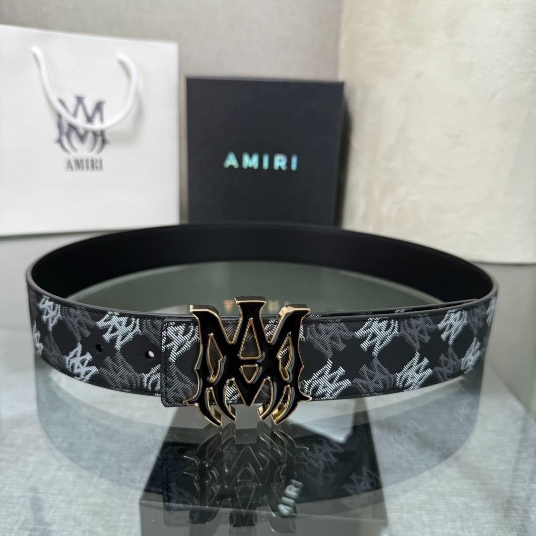 AMIRI\'s Latest Viral Hit: Reversible Cowhide Leather Belt (3.8 cm Width) AMIRI\'s Latest Viral Hit: Reversible Cowhide Leather Belt (3.8 cm Width)