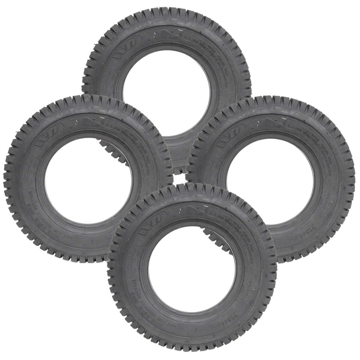 4PK P512 13X5.00-6 4ply Tires Lawn Mower Garden Tractor Tubeless